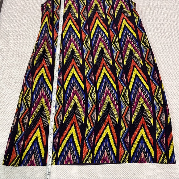 M Missoni multicolour zig-zag sleeveless silk shift dress - Picture 10 of 11